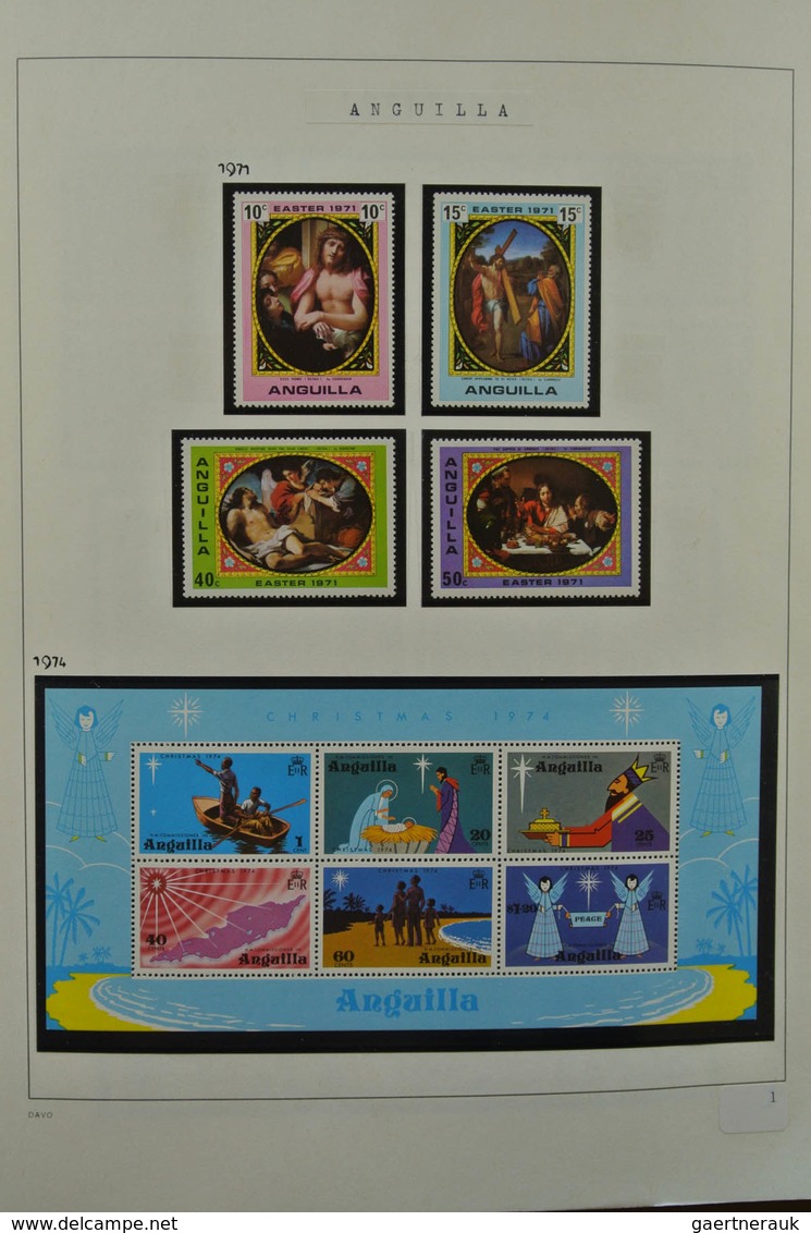 British Commonwealth: Extensive, mostly MNH thematic lot British Commonwealth in 12 blanc Davo album