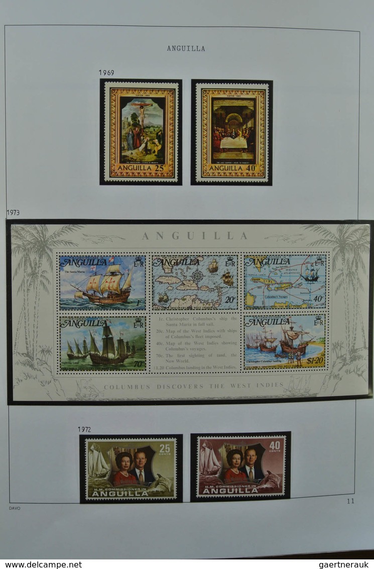 British Commonwealth: Extensive, mostly MNH thematic lot British Commonwealth in 12 blanc Davo album