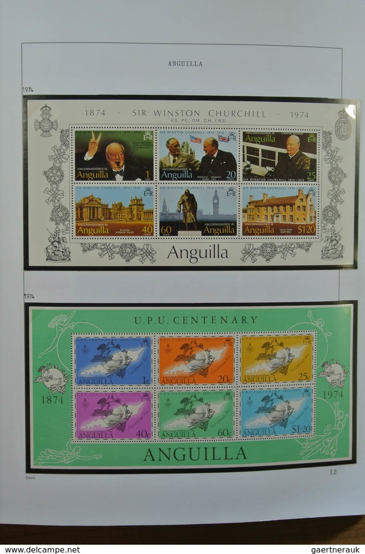 British Commonwealth: Extensive, mostly MNH thematic lot British Commonwealth in 12 blanc Davo album