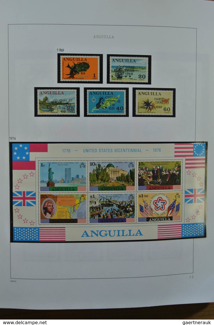 British Commonwealth: Extensive, mostly MNH thematic lot British Commonwealth in 12 blanc Davo album