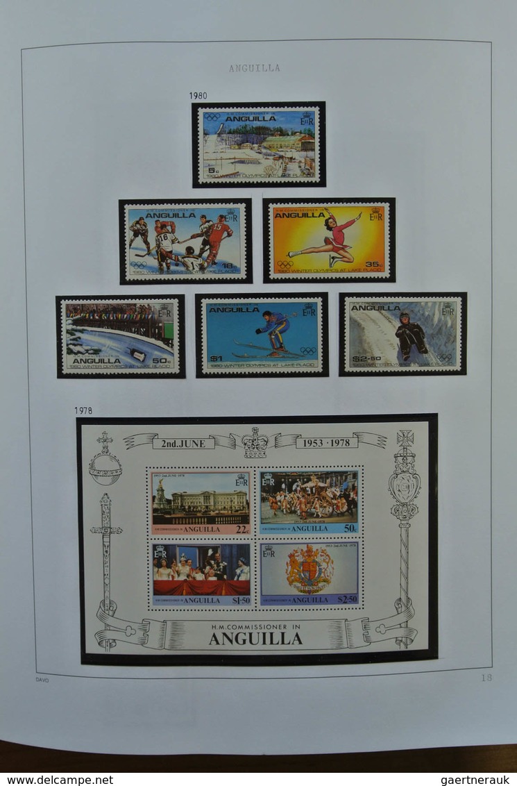 British Commonwealth: Extensive, mostly MNH thematic lot British Commonwealth in 12 blanc Davo album