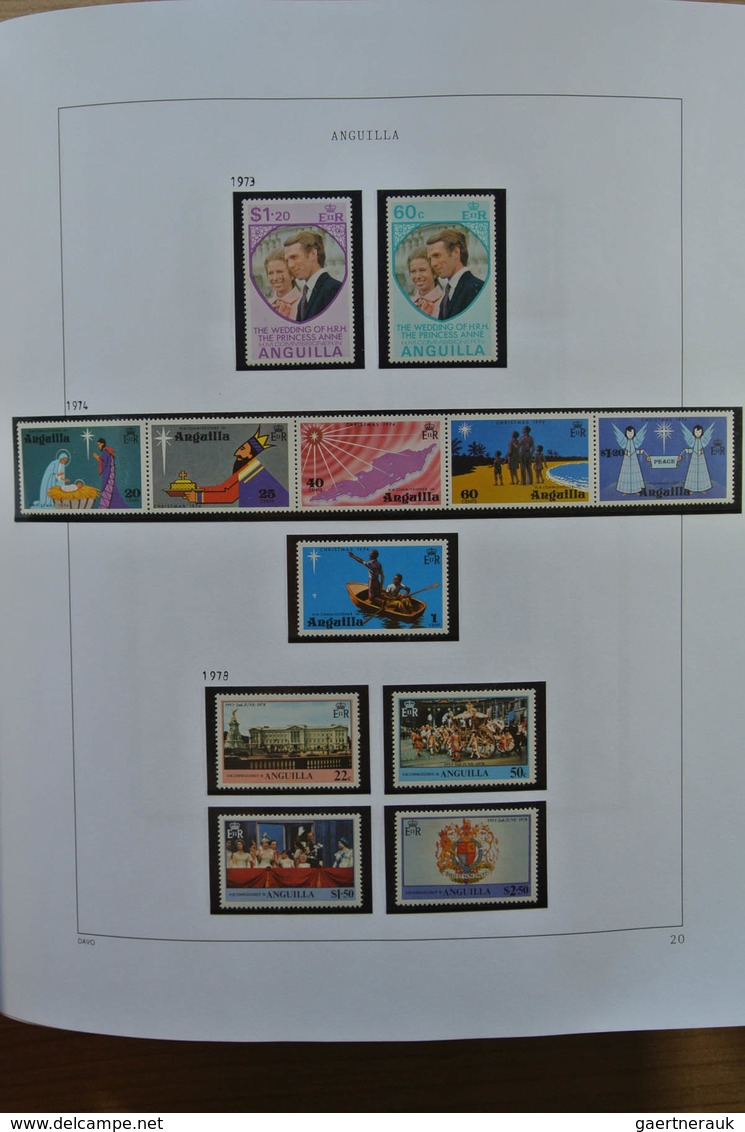 British Commonwealth: Extensive, mostly MNH thematic lot British Commonwealth in 12 blanc Davo album