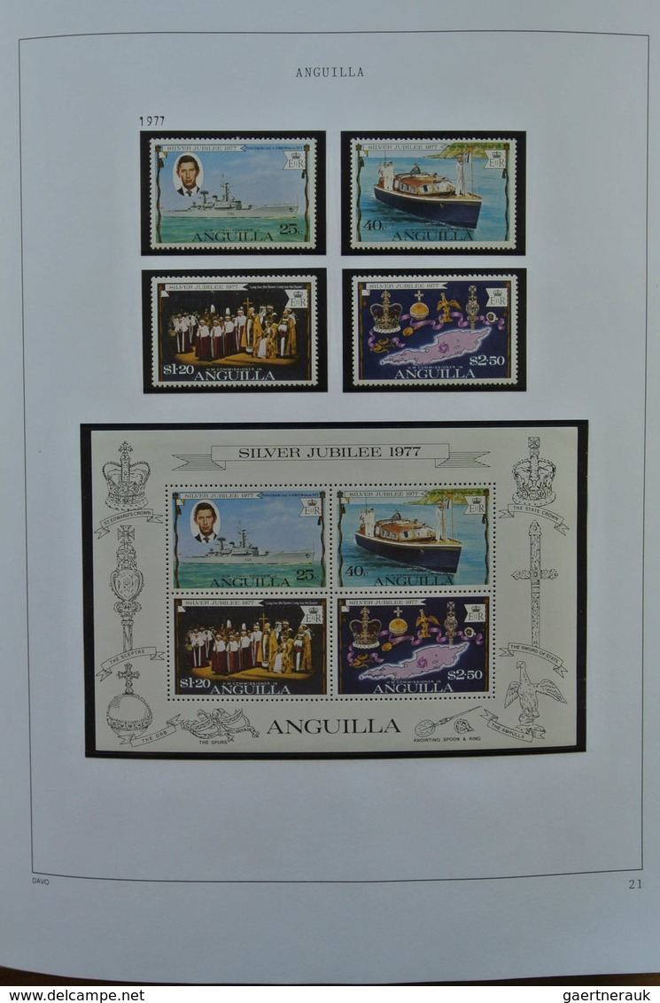 British Commonwealth: Extensive, mostly MNH thematic lot British Commonwealth in 12 blanc Davo album