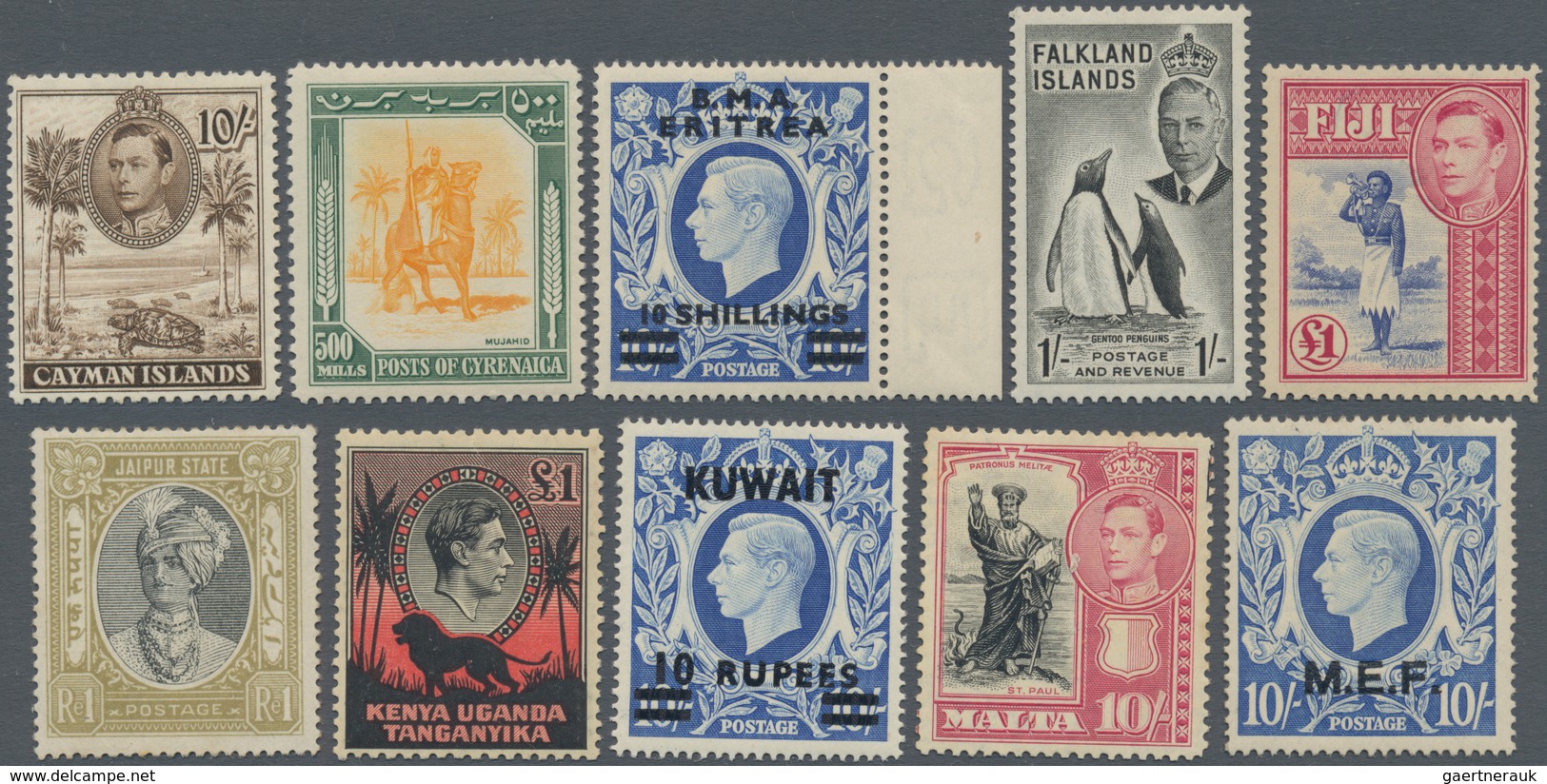 British Commonwealth: 1937/1952 (ca.), Collection Of The KGVI Issues In Four Special SG Albums Throu - Sonstige & Ohne Zuordnung