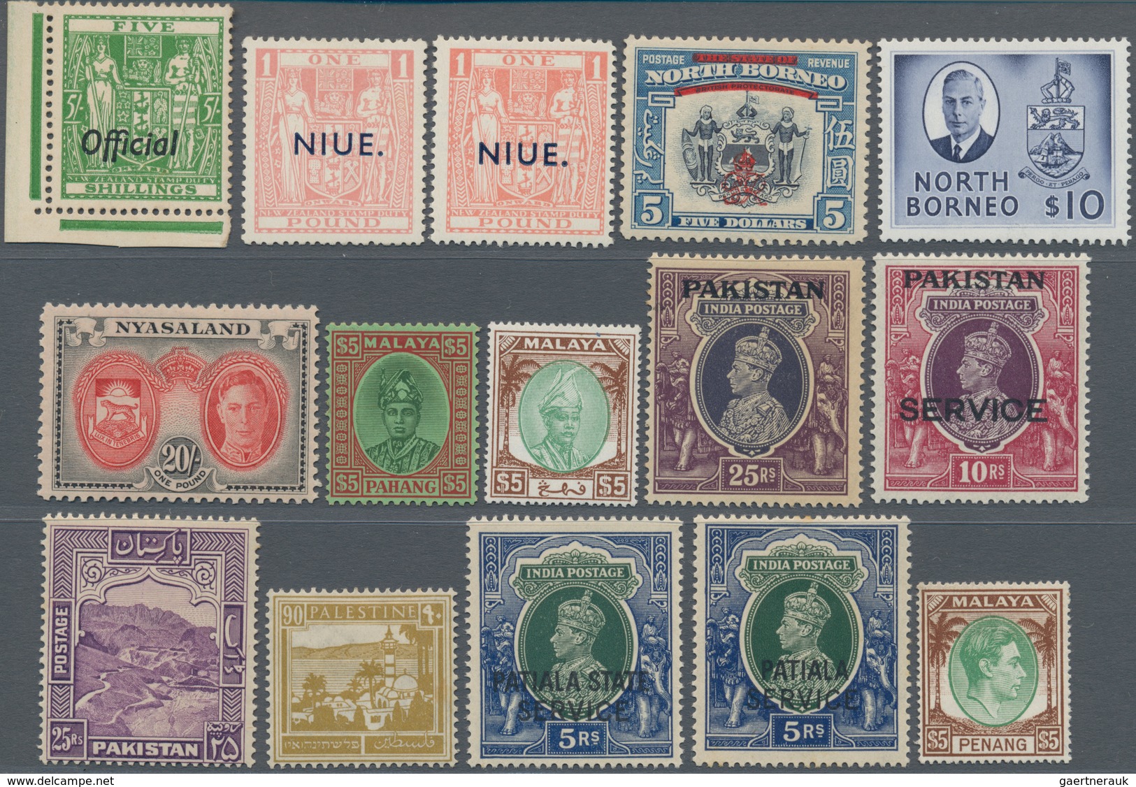 British Commonwealth: 1937/1952 (ca.), collection of the KGVI issues in four special SG albums throu