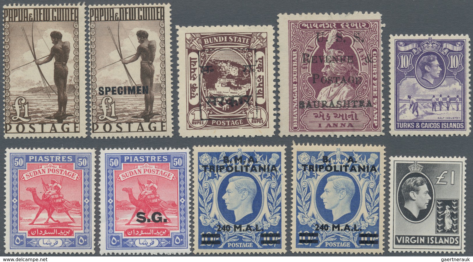 British Commonwealth: 1937/1952 (ca.), collection of the KGVI issues in four special SG albums throu