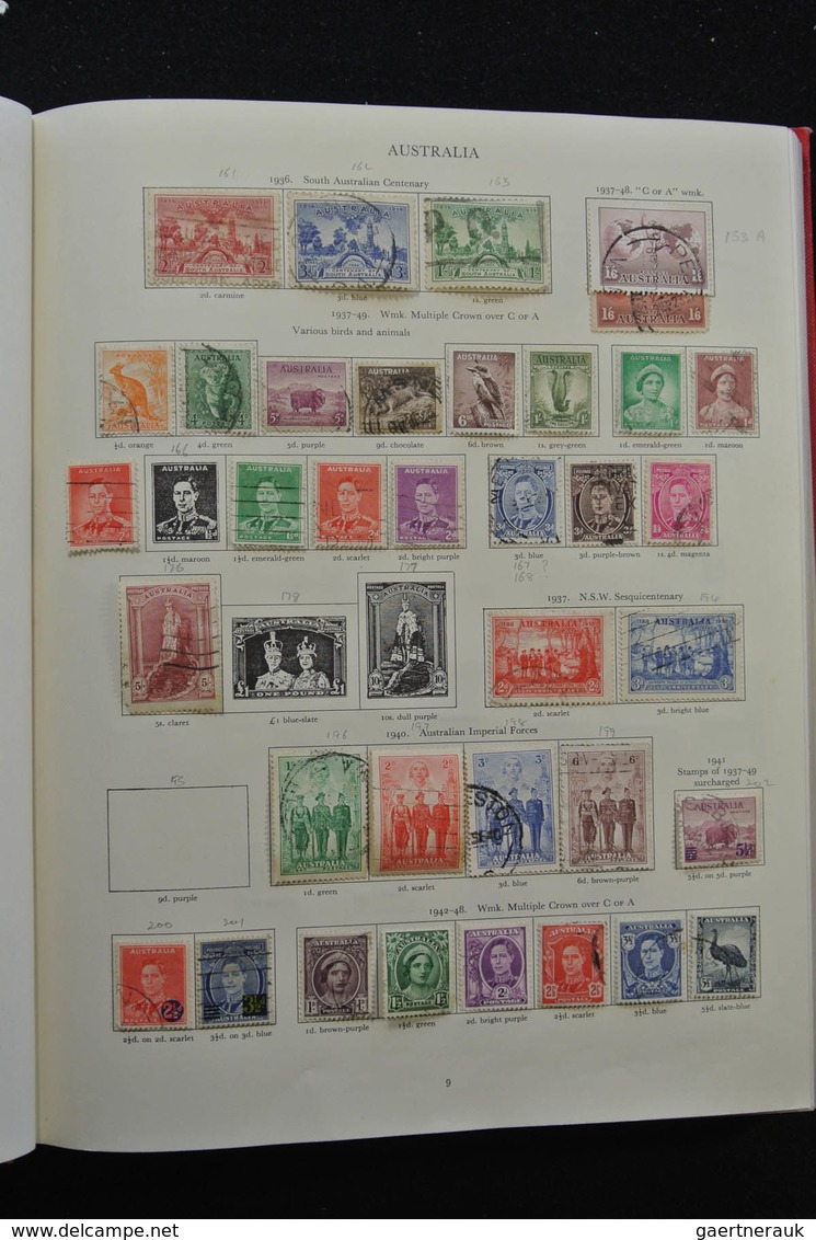 British Commonwealth: 1937-1952: Only Used Collection George VI, Countries A-Z, Incl. Many Better St - Sonstige & Ohne Zuordnung