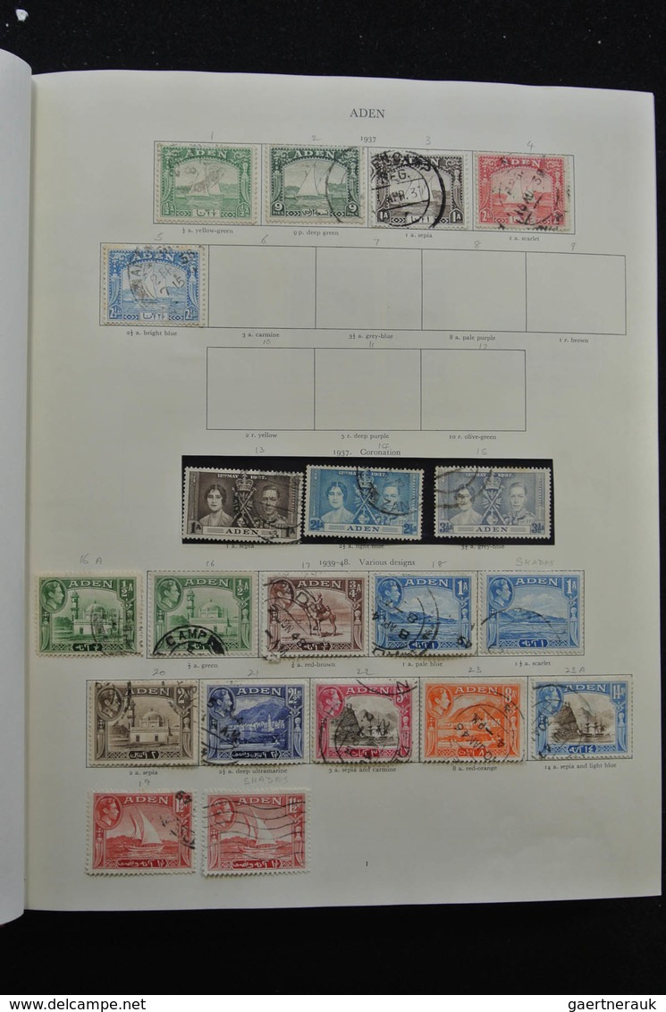 British Commonwealth: 1937-1952: Only used collection George VI, countries A-Z, incl. many better st