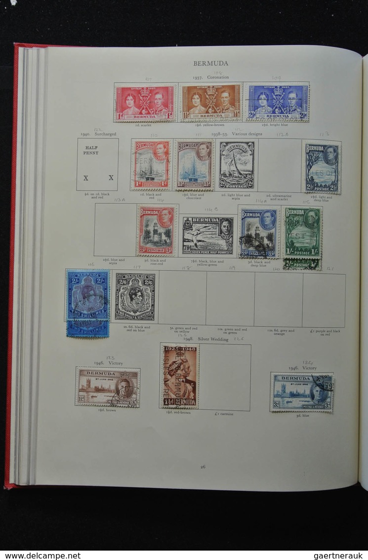 British Commonwealth: 1937-1952: Only used collection George VI, countries A-Z, incl. many better st