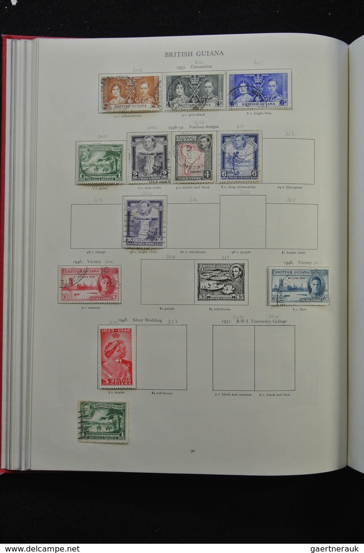 British Commonwealth: 1937-1952: Only used collection George VI, countries A-Z, incl. many better st