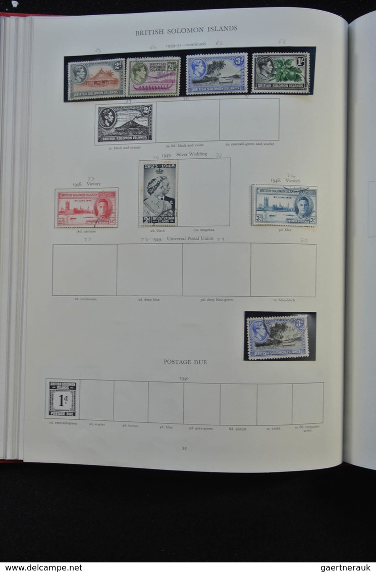 British Commonwealth: 1937-1952: Only used collection George VI, countries A-Z, incl. many better st