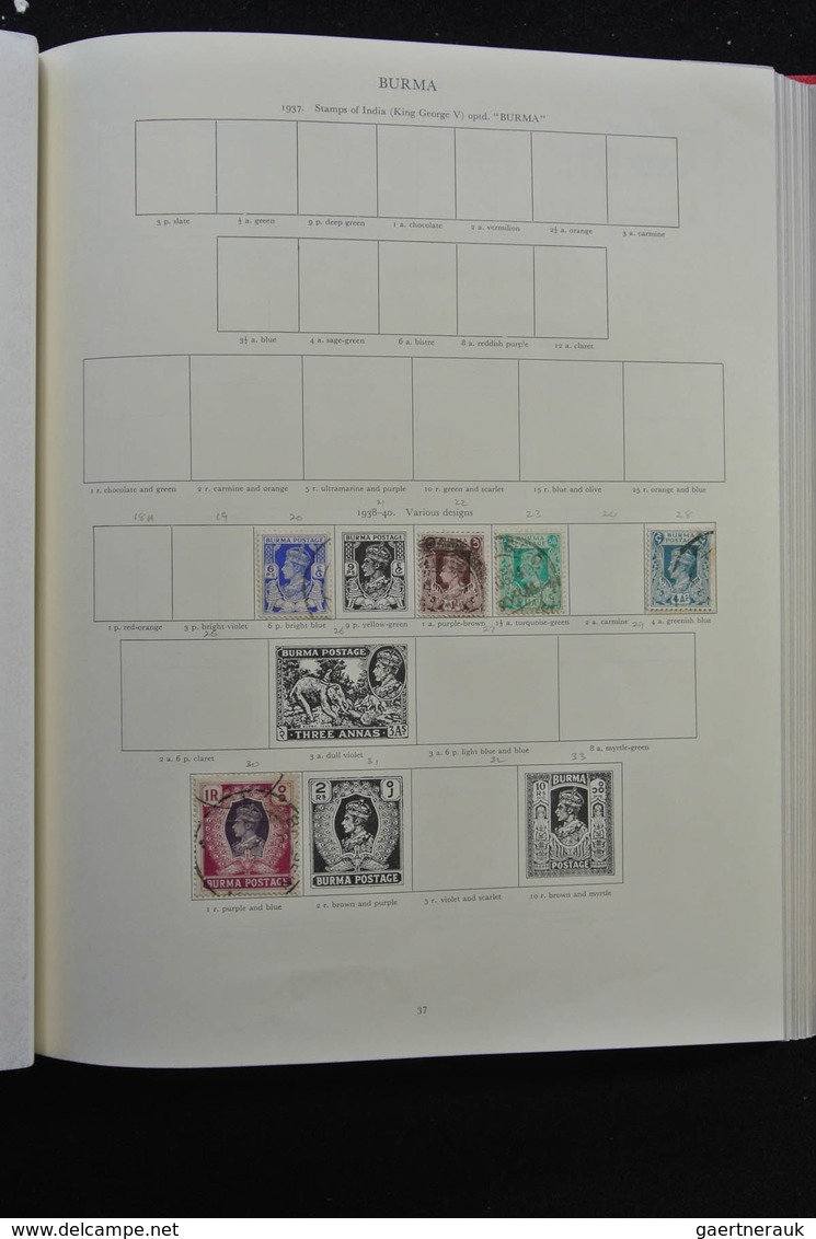 British Commonwealth: 1937-1952: Only used collection George VI, countries A-Z, incl. many better st