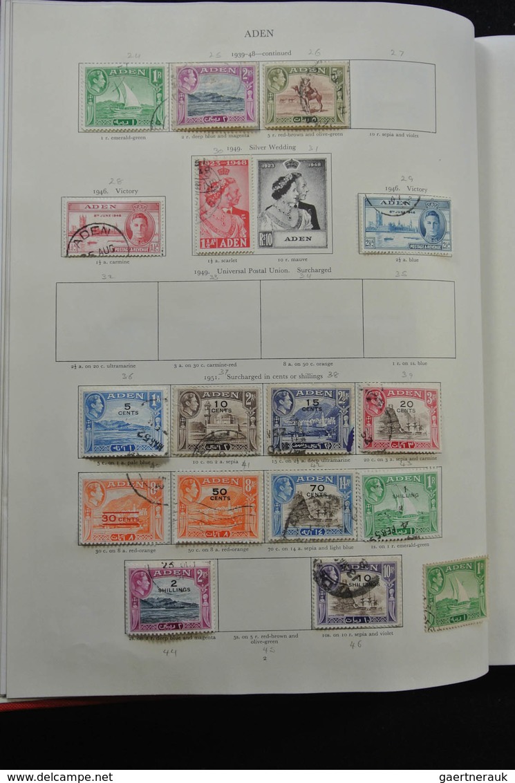 British Commonwealth: 1937-1952: Only used collection George VI, countries A-Z, incl. many better st