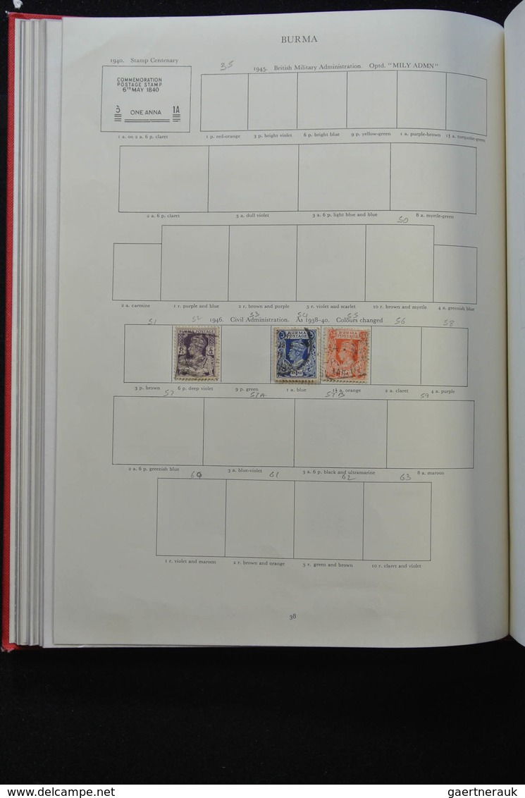 British Commonwealth: 1937-1952: Only used collection George VI, countries A-Z, incl. many better st