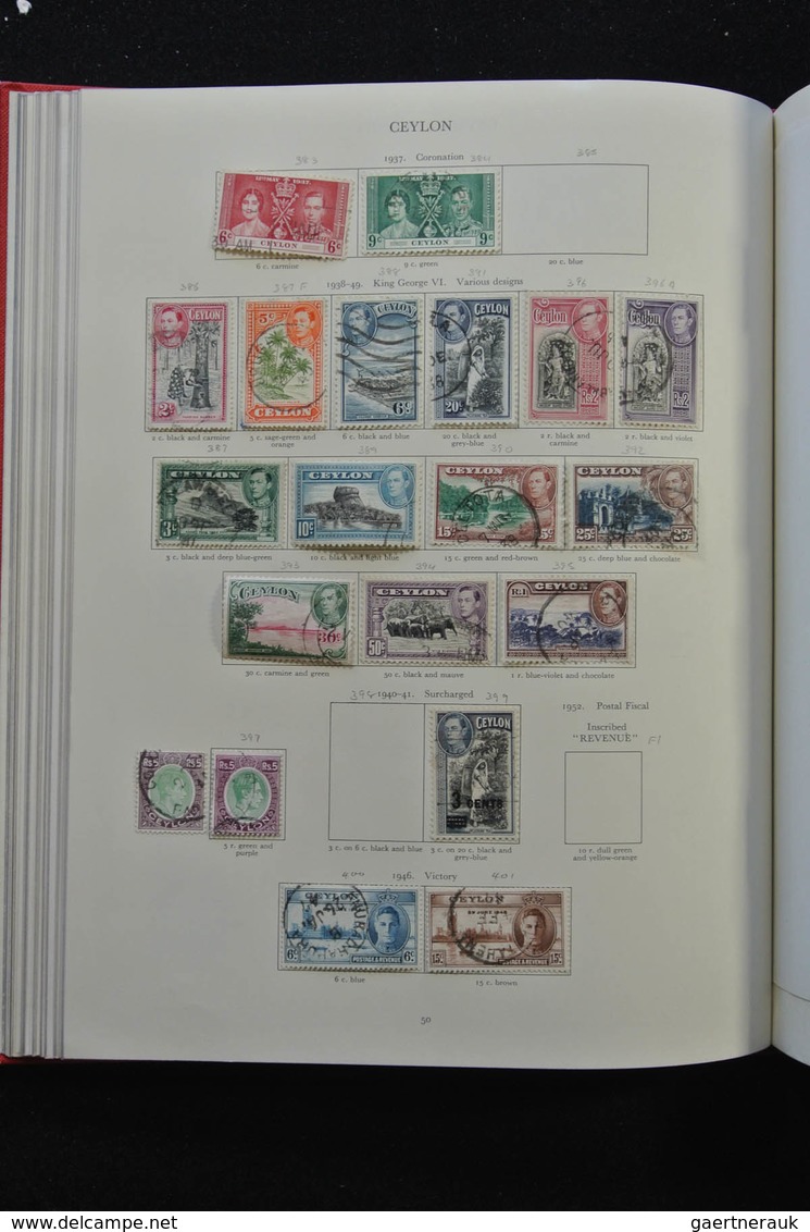 British Commonwealth: 1937-1952: Only used collection George VI, countries A-Z, incl. many better st