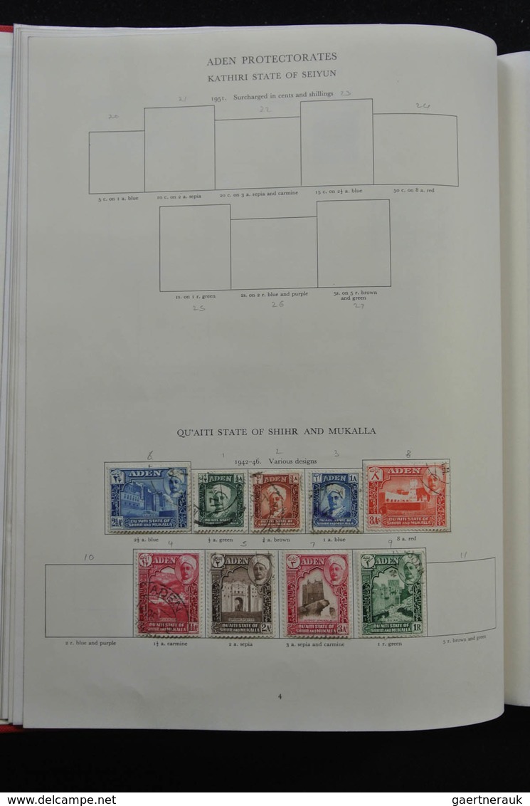 British Commonwealth: 1937-1952: Only used collection George VI, countries A-Z, incl. many better st