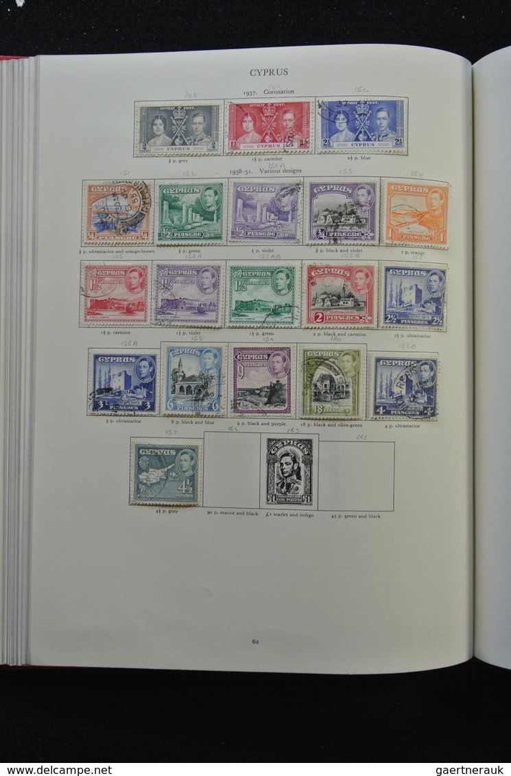 British Commonwealth: 1937-1952: Only used collection George VI, countries A-Z, incl. many better st