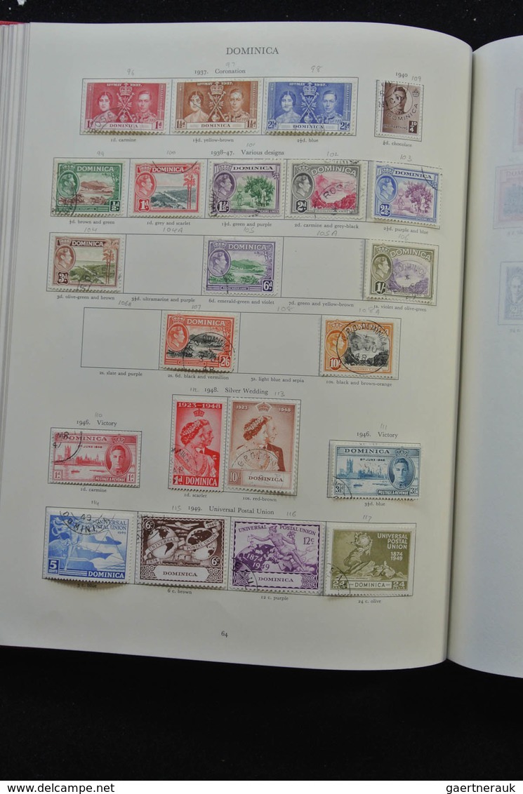 British Commonwealth: 1937-1952: Only used collection George VI, countries A-Z, incl. many better st