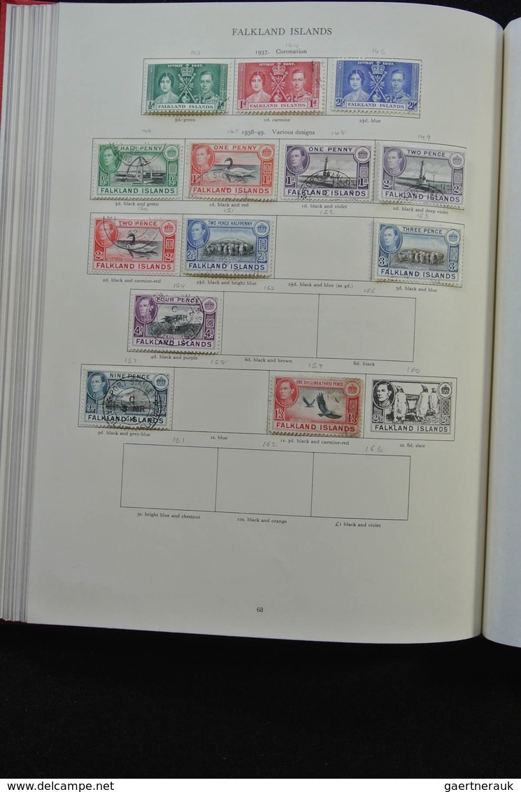 British Commonwealth: 1937-1952: Only used collection George VI, countries A-Z, incl. many better st