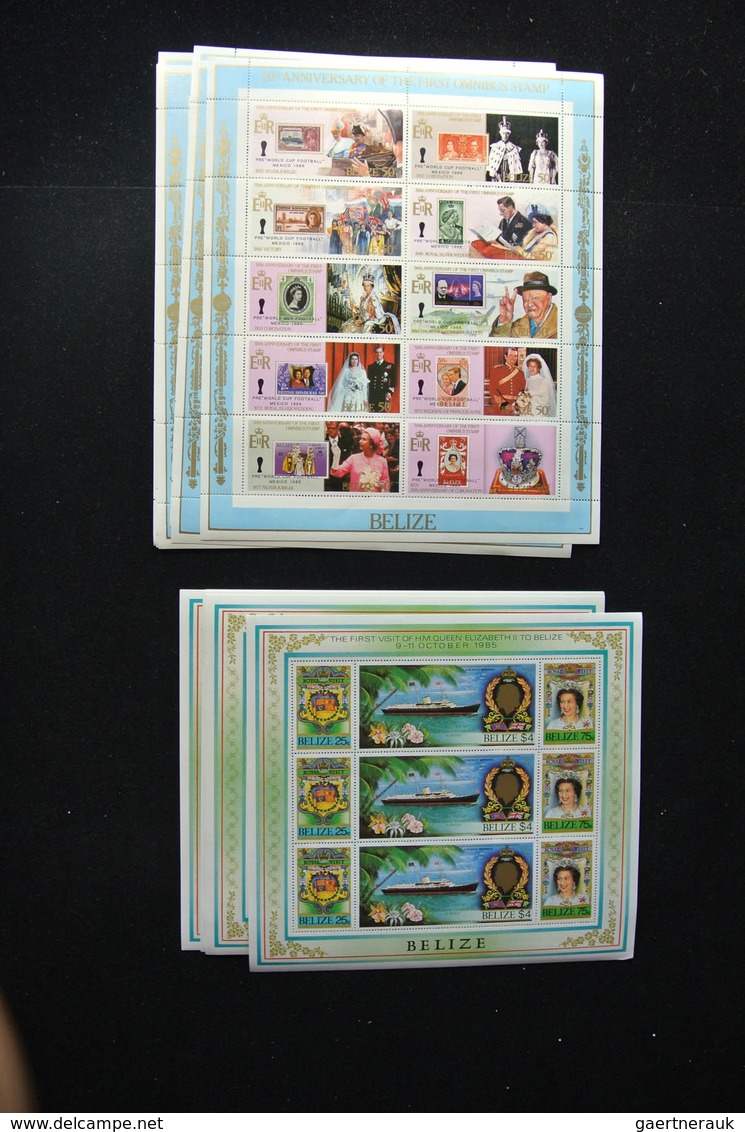 British Commonwealth: 1985-2006: Nice Mint Never Hinged Collection Of 75 Beautiful Miniature Sheetle - Autres & Non Classés