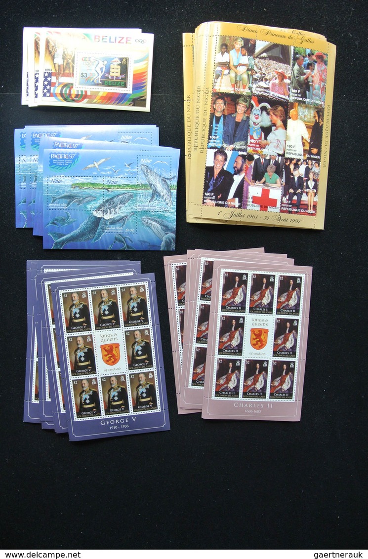 British Commonwealth: 1985-2006: Nice Mint Never Hinged Collection Of 75 Beautiful Miniature Sheetle - Autres & Non Classés