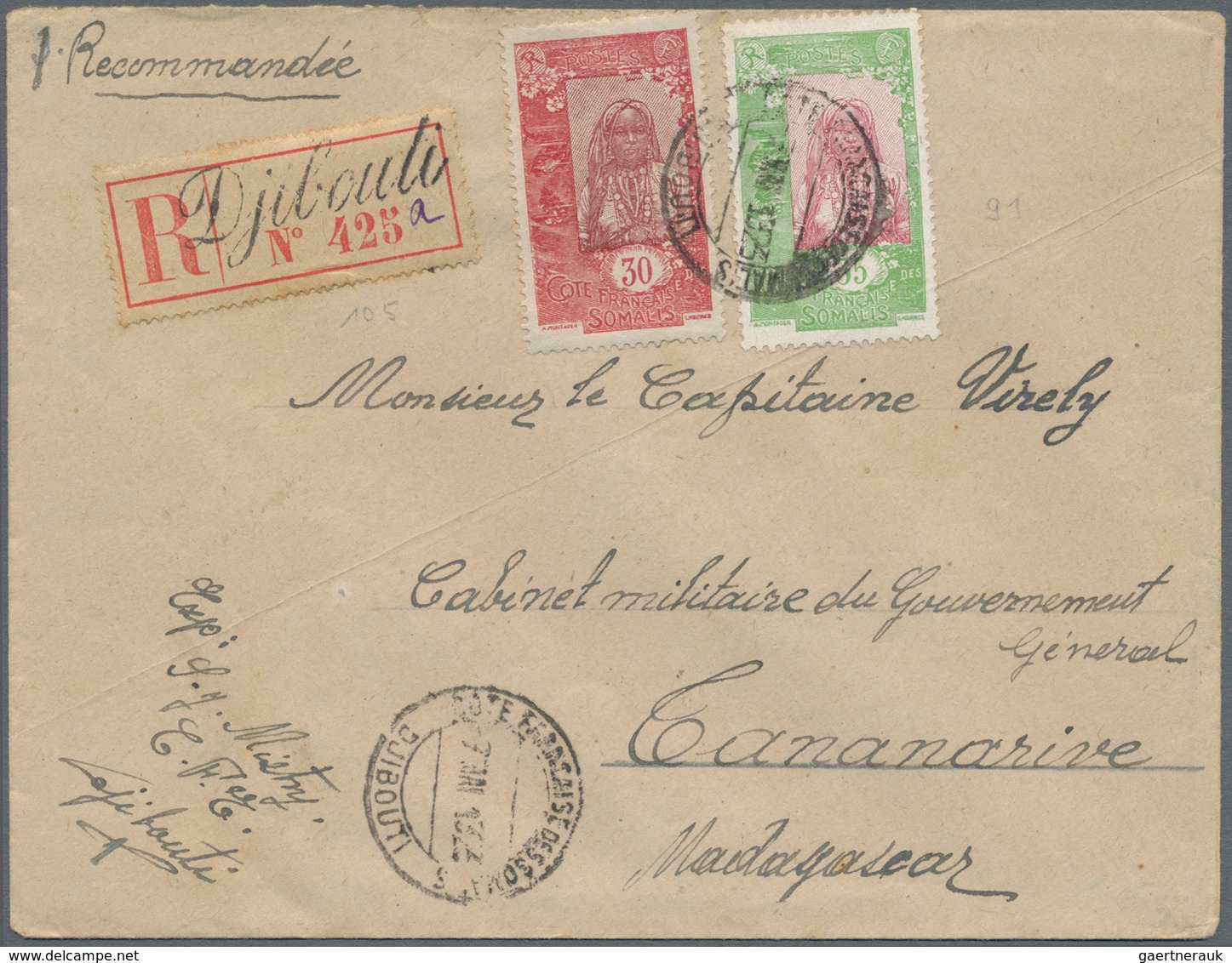 Französische Kolonien: 1900/1940 (ca.), more than 180 letters and cards of the French colonies in As