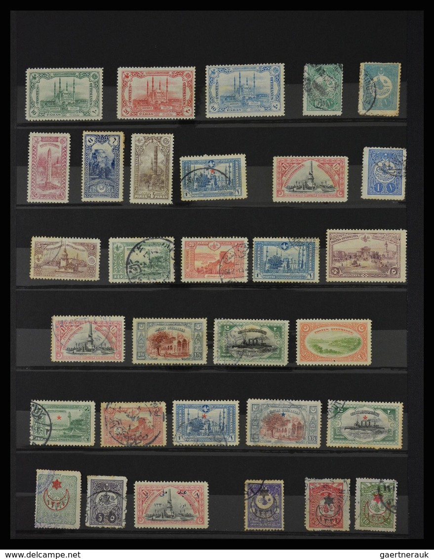 Italienische Kolonien: 1874-1950: Mint hinged and used, messy lot Italian territories and colonies 1