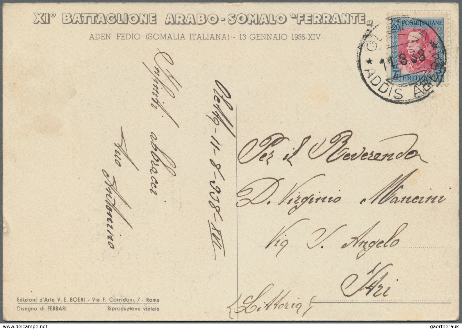 Italienische Kolonien: 1900/1940 (ca.), About 80 Letters And Cards Of The Italian Colonies With Airm - General Issues