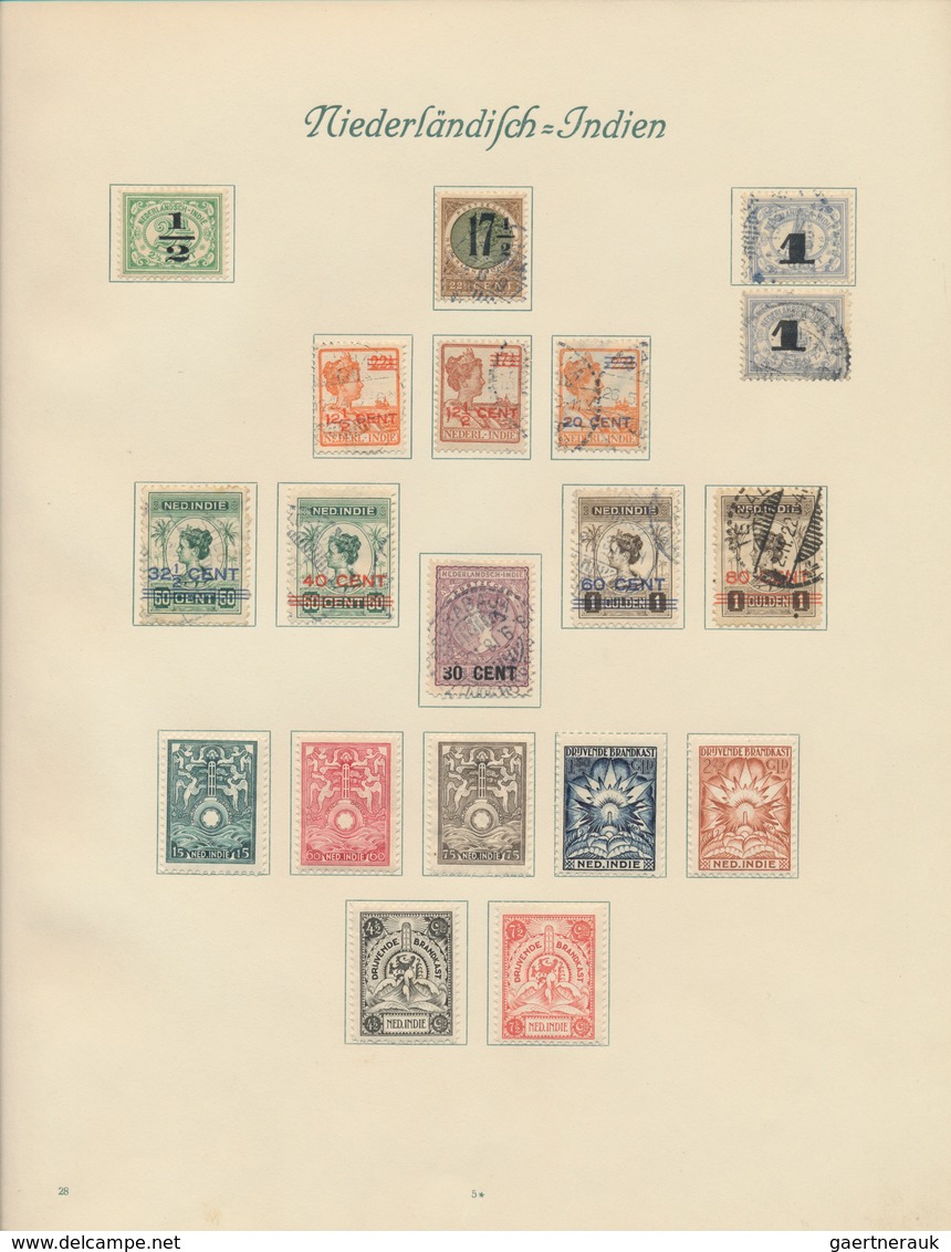 Niederländische Kolonien: 1864/1934, Mint And Used Collection On Album Pages, Main Value Dutch Indie - Niederländisch-Indien