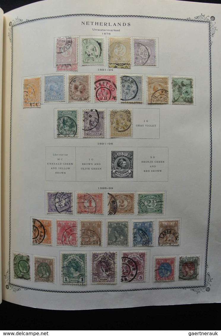 Niederländische Kolonien: 1869-1992: Very well filled, mostly mint hinged and used collection Nether