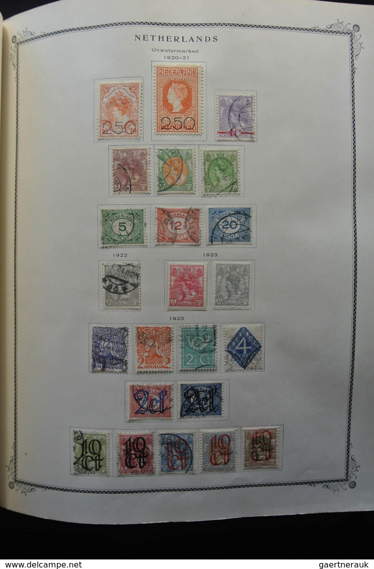 Niederländische Kolonien: 1869-1992: Very well filled, mostly mint hinged and used collection Nether