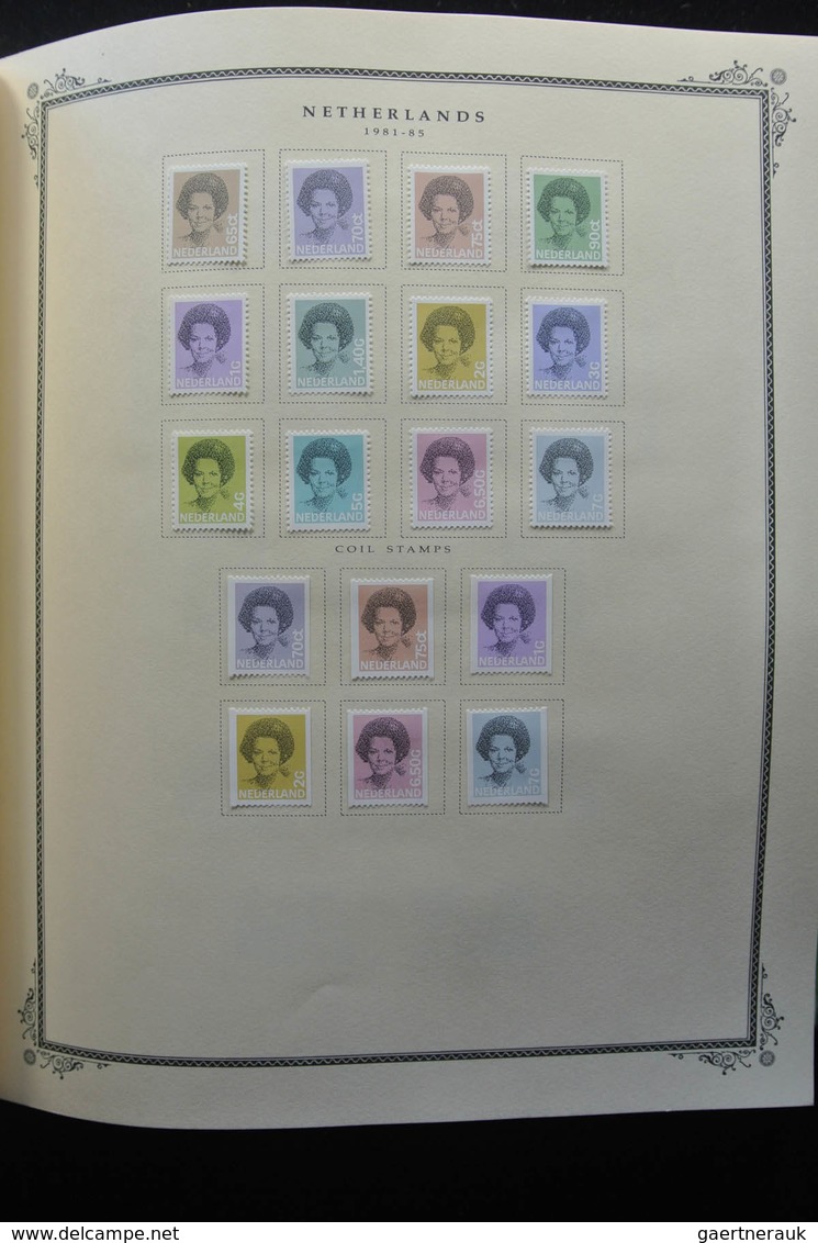 Niederländische Kolonien: 1869-1992: Very well filled, mostly mint hinged and used collection Nether