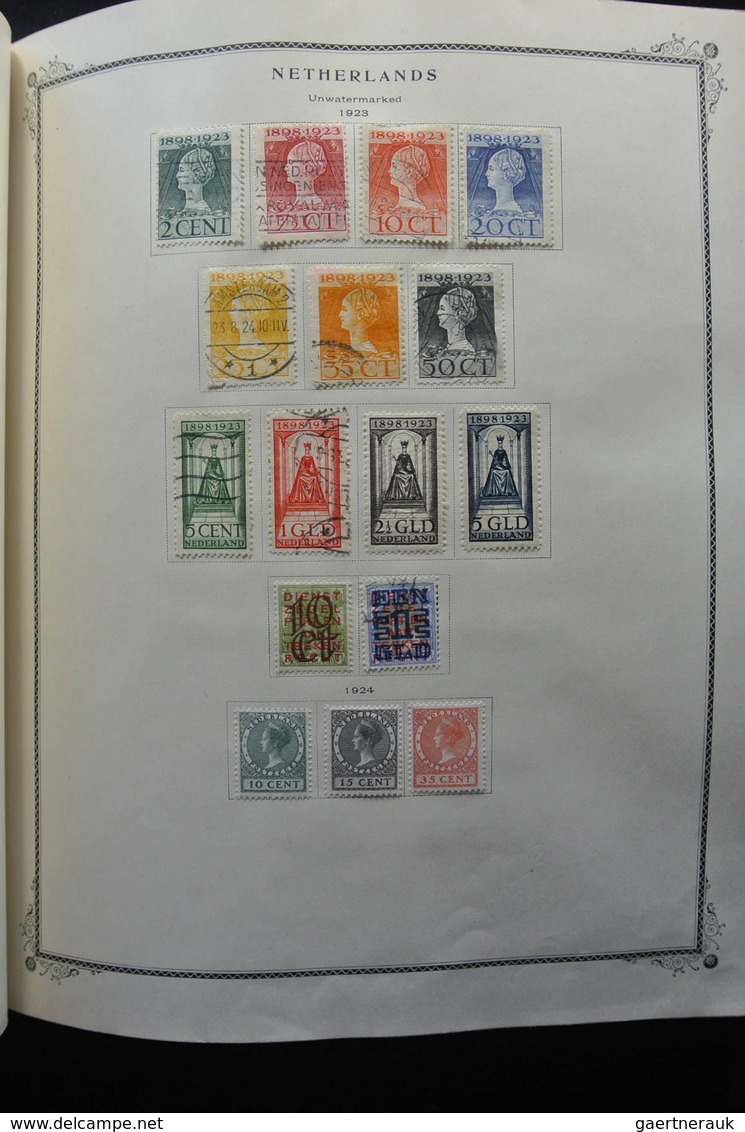 Niederländische Kolonien: 1869-1992: Very well filled, mostly mint hinged and used collection Nether