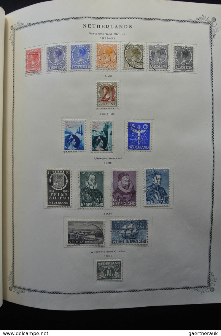 Niederländische Kolonien: 1869-1992: Very well filled, mostly mint hinged and used collection Nether