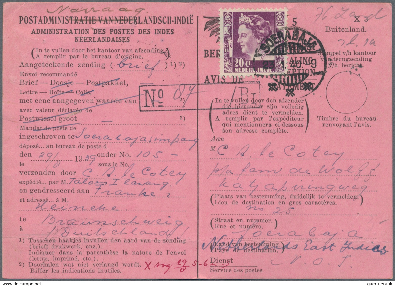 Niederländische Kolonien: 1880/1940 (ca.), About 100 Letters And Cards (Netherlands Indies And Curac - Niederländisch-Indien