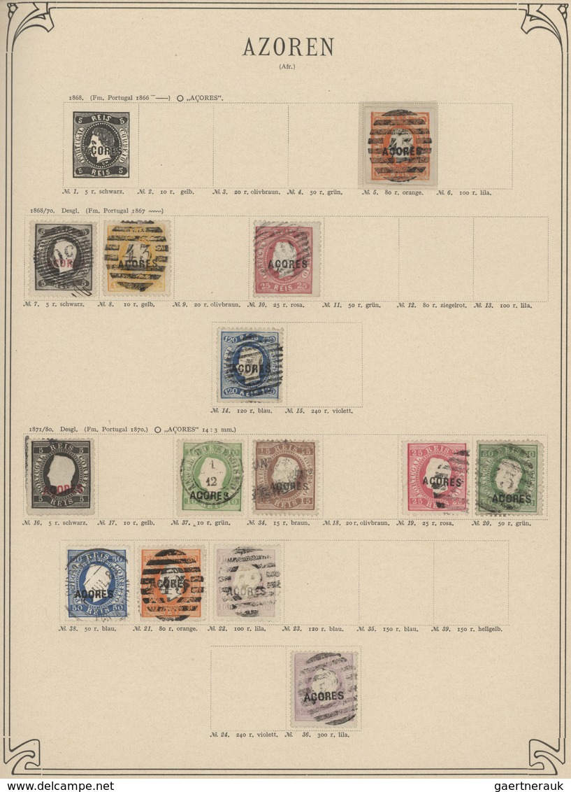 Portugiesische Kolonien: 1850/1914: A Thick Art Noveau Album "Spanish & Portuguese Colonies", Well F - Sonstige & Ohne Zuordnung