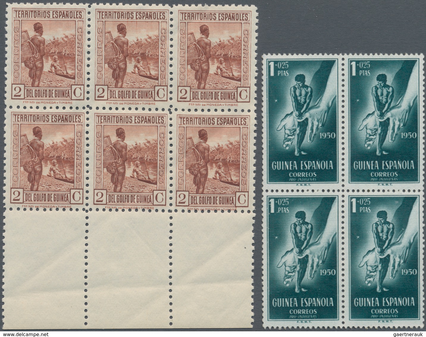 Spanische Kolonien: 1902/1950 (ca.), Duplicates From CABO JUBY, GOLFO De GUINEA, GUINEA, IFNI, MOROC - Sammlungen