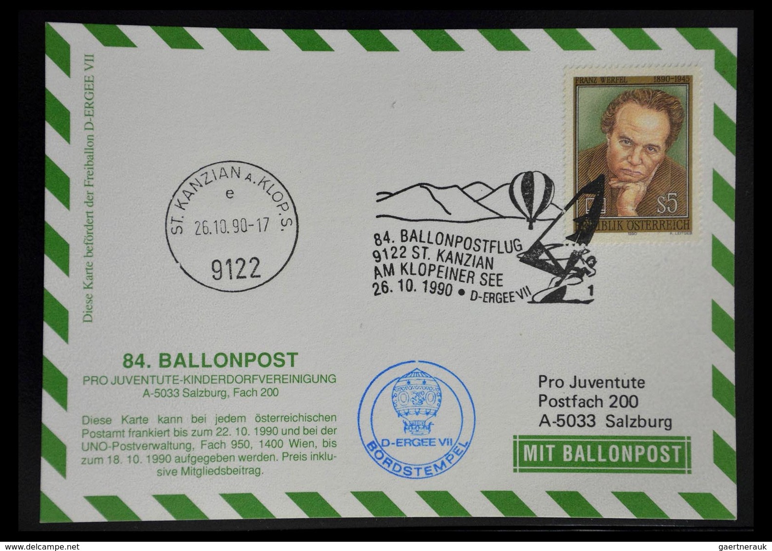 Ballonpost: 1927-2001: Nice collection of over 650 balloonpost covers of a.o. Netherlands, USA, Grea