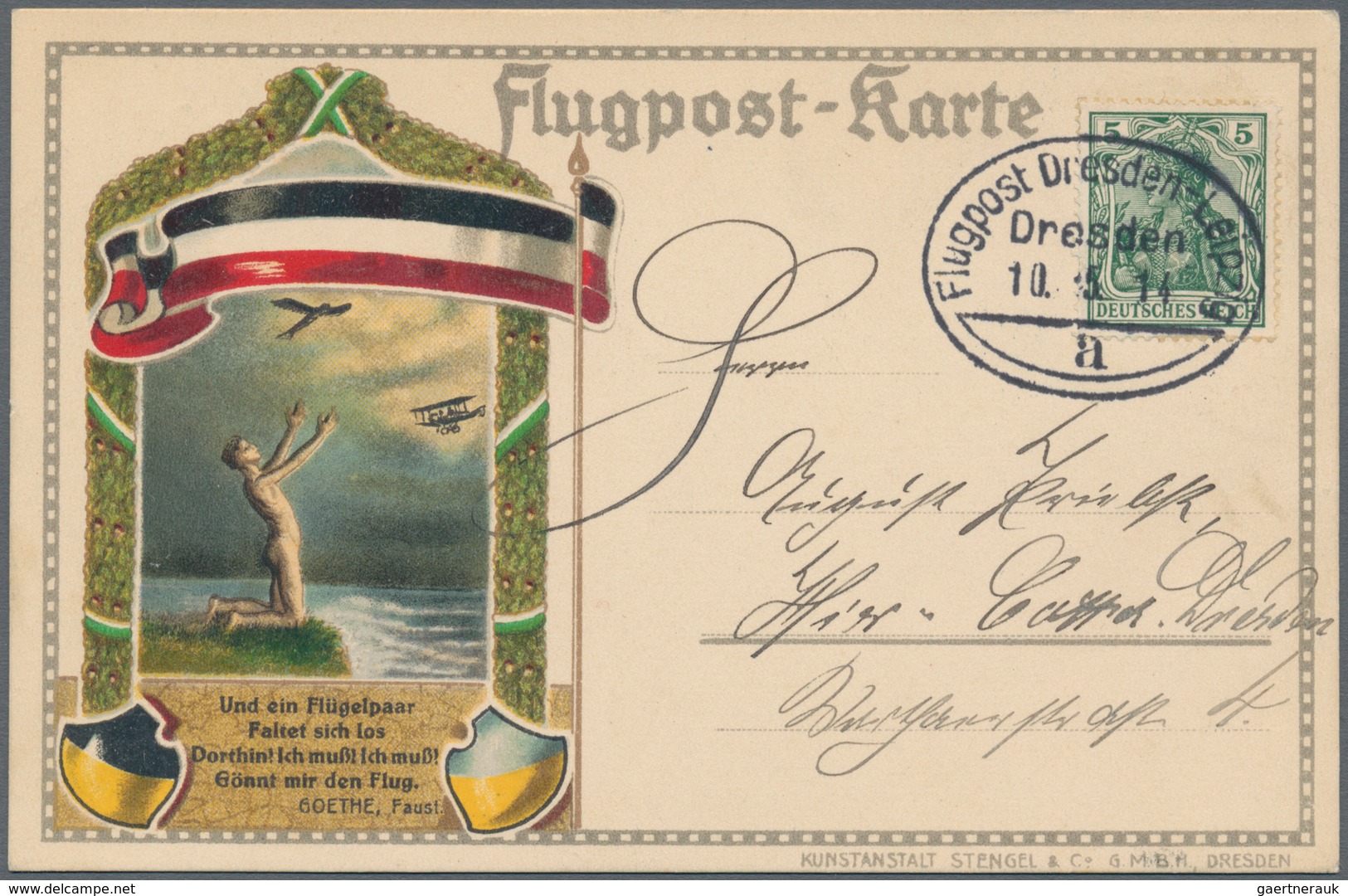 Flugpost Deutschland: 1911/60 Ca., Collection Of About Over 80 Ppc's, Covers And Other Items (mostly - Luft- Und Zeppelinpost