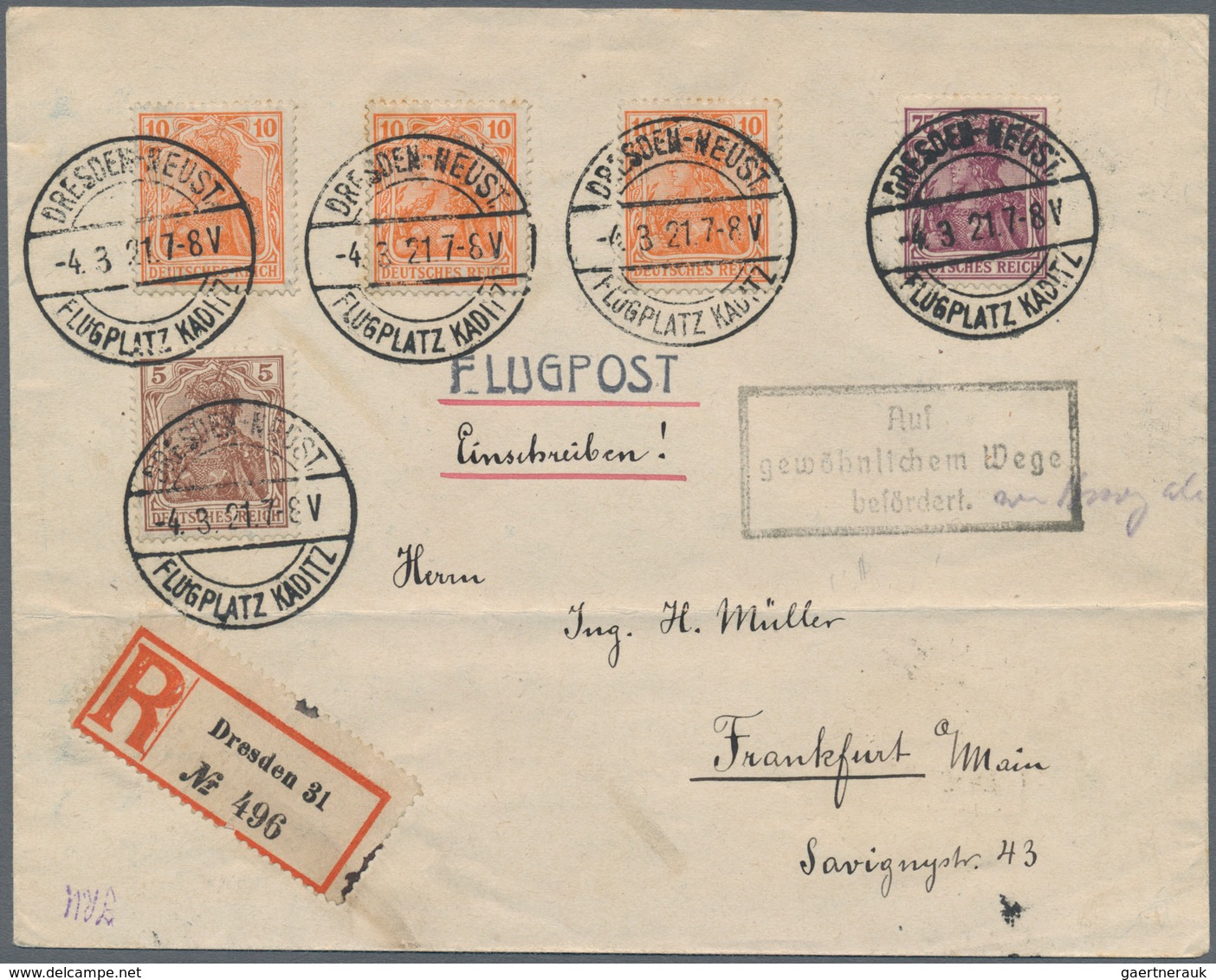 Flugpost Deutschland: 1911/60 Ca., Collection Of About Over 80 Ppc's, Covers And Other Items (mostly - Luft- Und Zeppelinpost