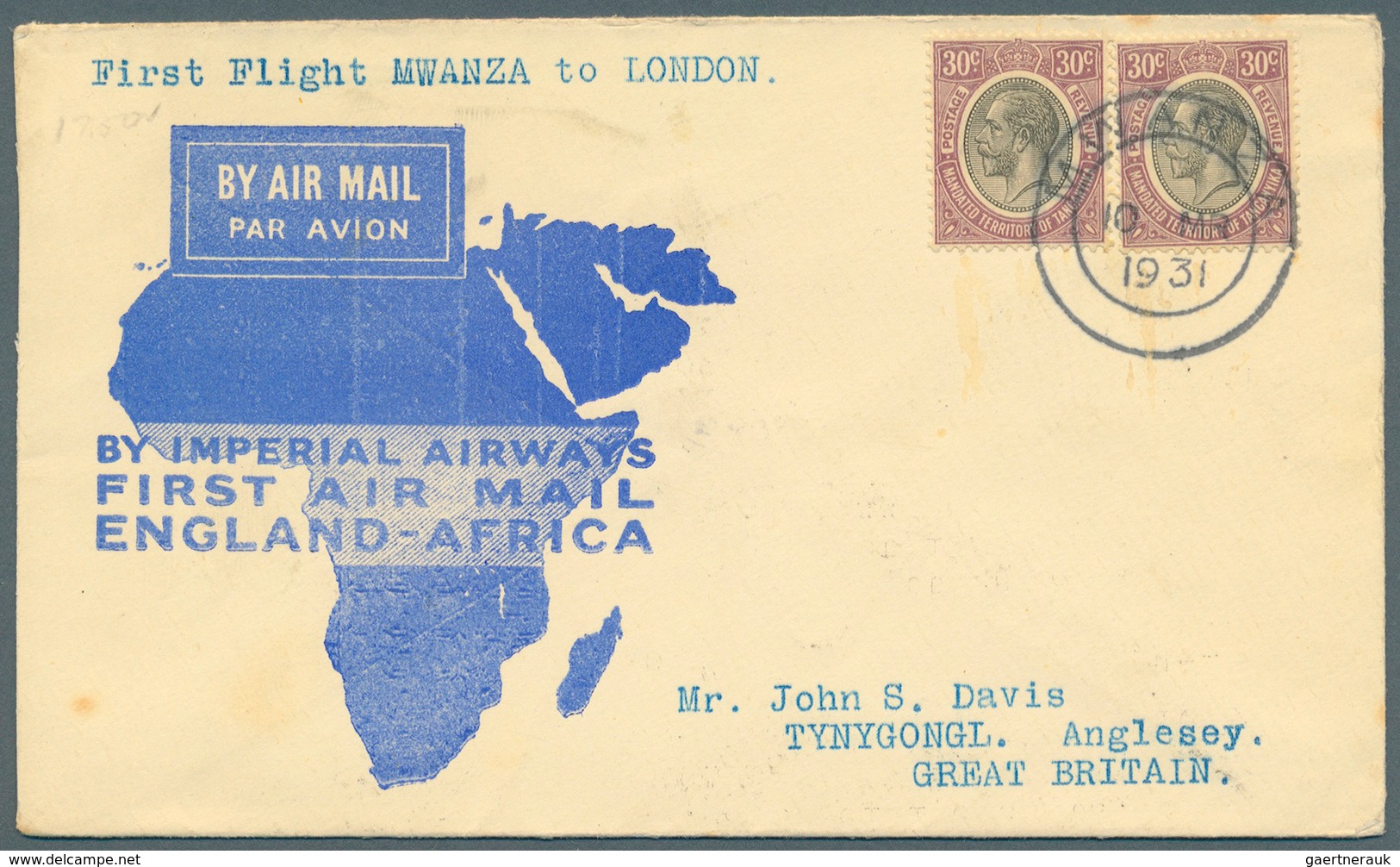 Flugpost Übersee: Ab 1923: 79 Frühe Flugbelege, Einige Nach Afrika, Viele Dekorative Erstflugbelege, - Other & Unclassified