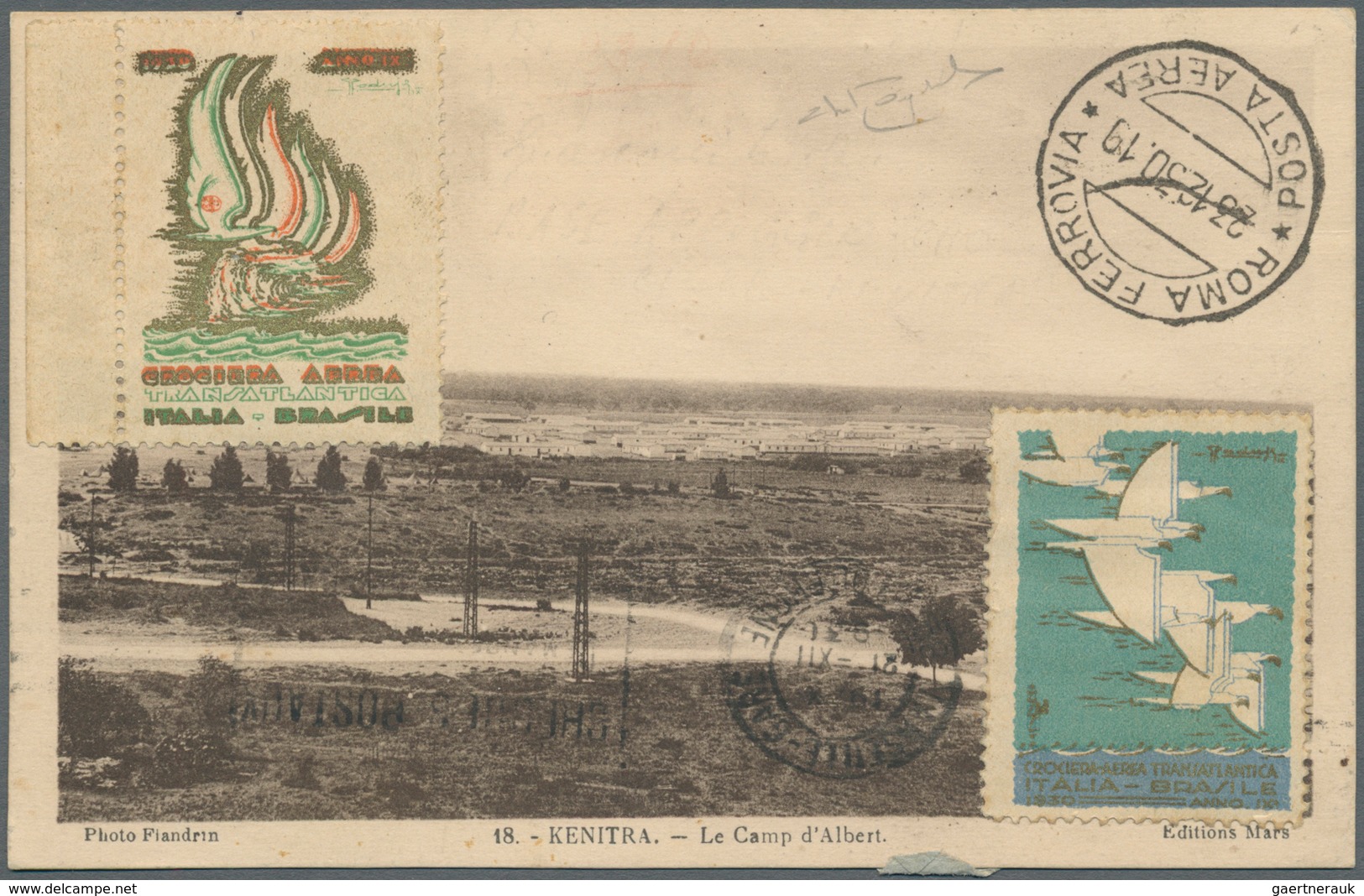 Flugpost Übersee: 1924/1937, French Colonies, Group Of Seven Airmail Covers/cards, E.g. 1925 Senegal - Other & Unclassified