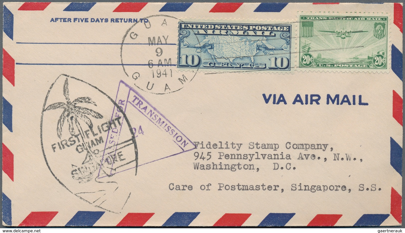 Flugpost Übersee: 1935 - 1940, Airmail Transpacific Clipper, 98 Covers From America, Philippines, Ho - Other & Unclassified