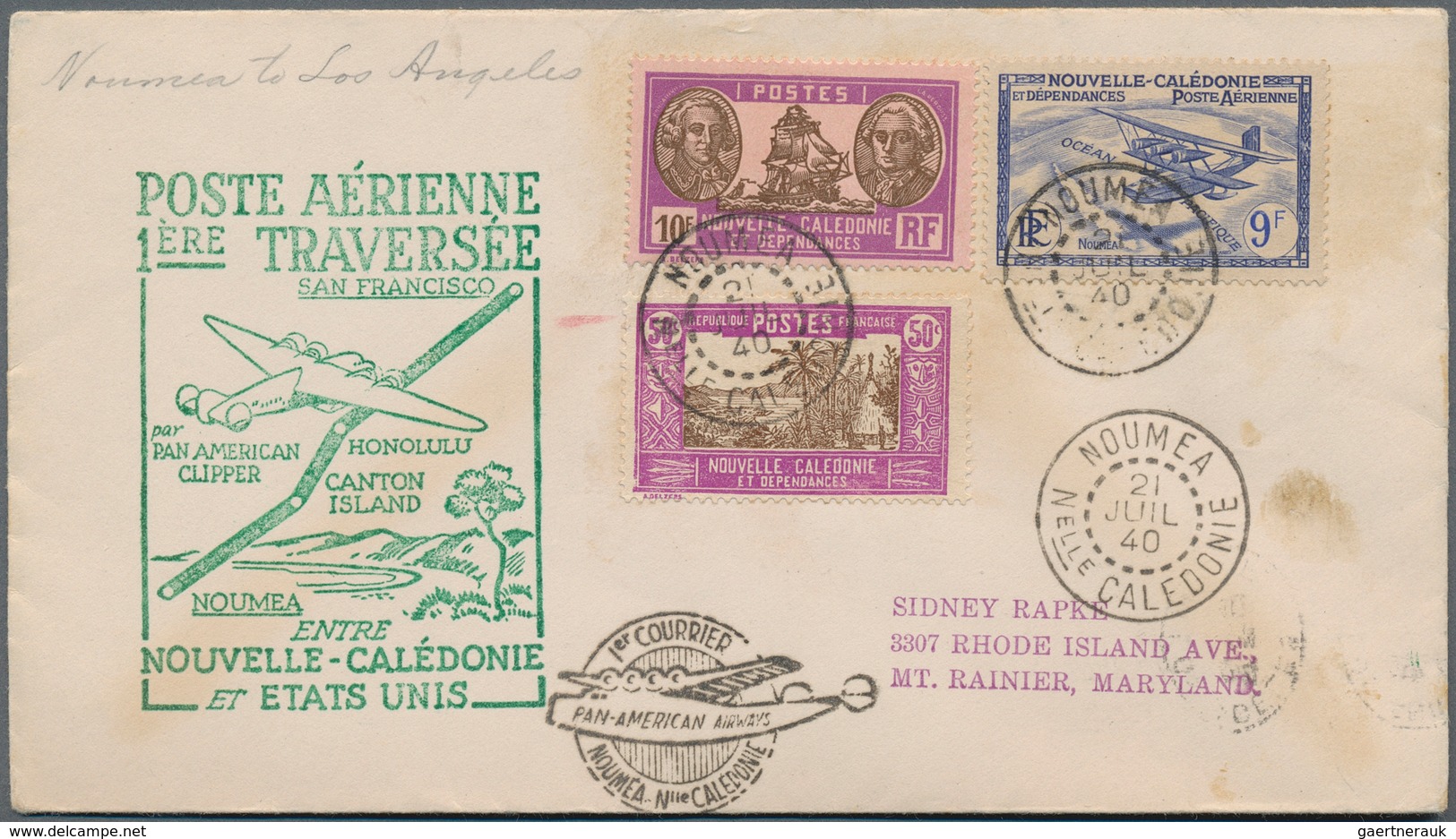 Flugpost Übersee: 1935 - 1940, airmail Transpacific Clipper, 98 covers from America, Philippines, Ho