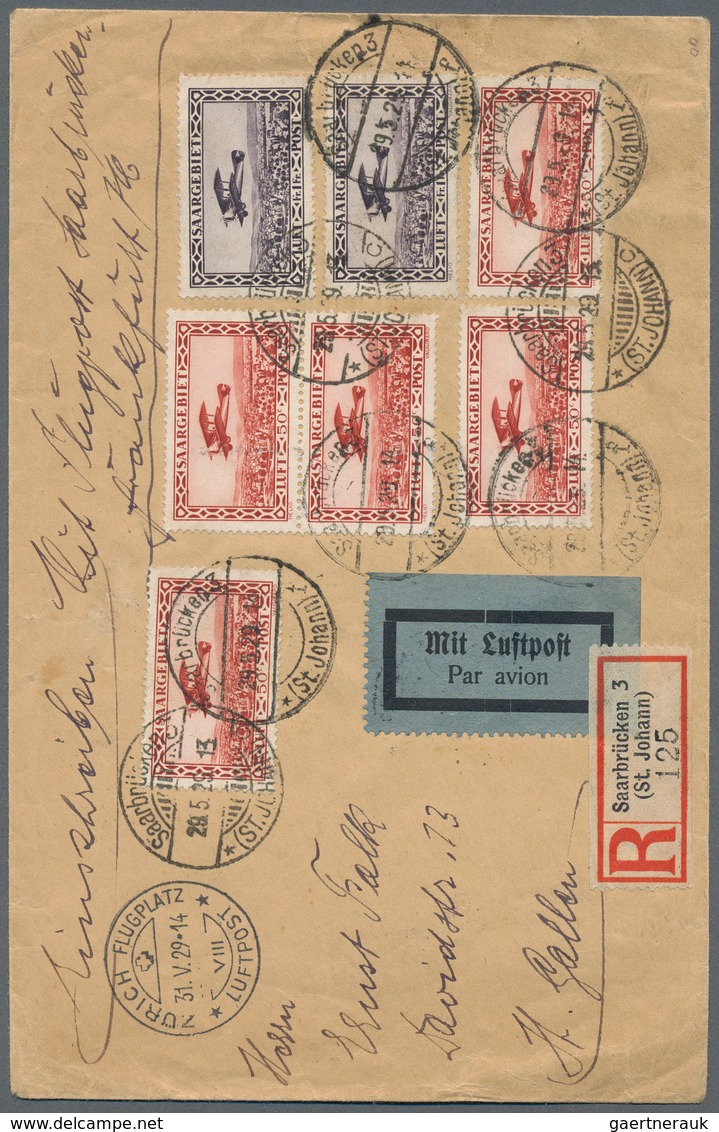 Flugpost Alle Welt: 1918/1954, mainly before 1945, collection of more than 340 airmail cover/cards,