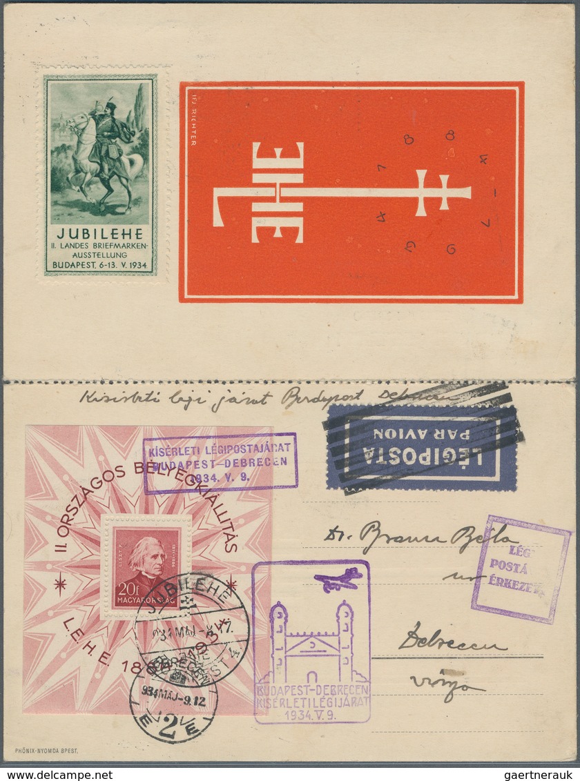Flugpost Alle Welt: 1918/1954, mainly before 1945, collection of more than 340 airmail cover/cards,