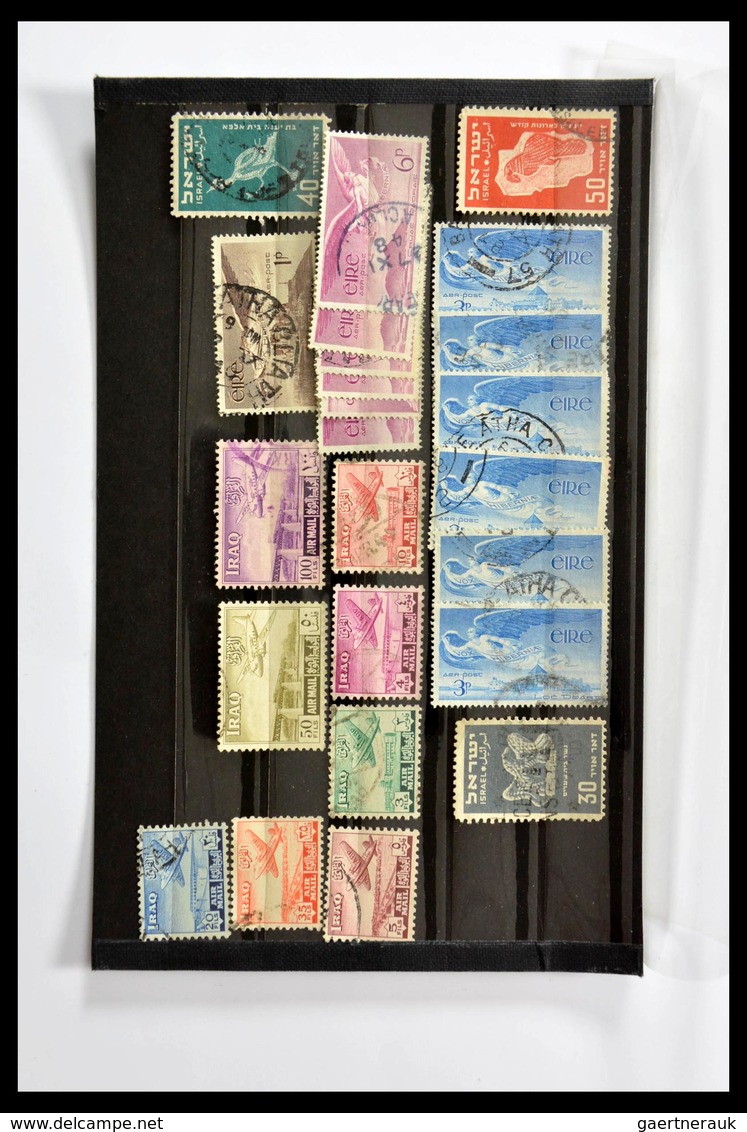 Flugpost Alle Welt: Beautiful, Mostly Used Stock Airmail Stamps Of Countries Beginning With A-I In F - Sonstige & Ohne Zuordnung