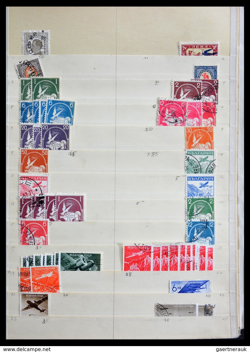 Flugpost Alle Welt: Beautiful, mostly used stock airmail stamps of countries beginning with A-I in f