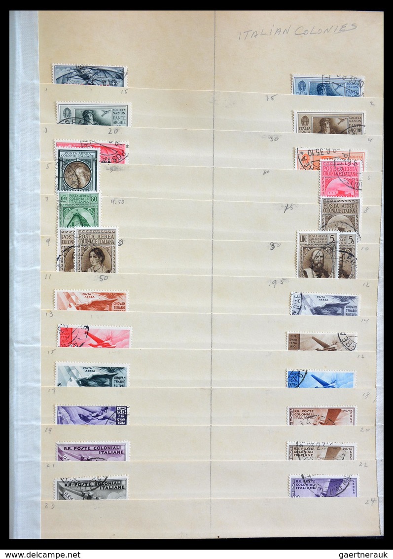 Flugpost Alle Welt: Beautiful, mostly used stock airmail stamps of countries beginning with A-I in f