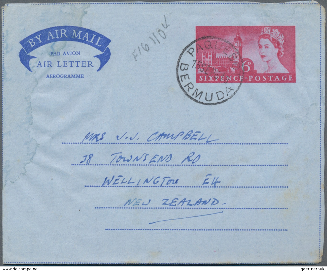 Schiffspost Alle Welt: 1950/1973, collection of 80 used Air Letters (KGVI-QEII), all with different